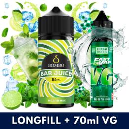 Aroma Mojito Max Ice 24ml (Longfill) - Bombo Bar Juice + VG FAST 70ML