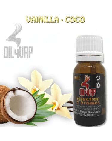 Aroma Oil4Vap BAINILHA e COCO 10ML - Aroma