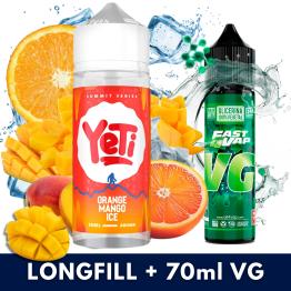 Aroma Orange Mango Ice 10ml/120 (Longfill) Yeti + VG FAST 70ML