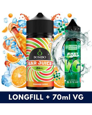 Aroma Orange Soda Ice 24ml (Longfill) - Bombo Bar Juice + VG FAST 70ML