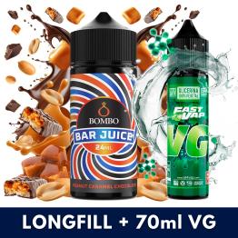 Aroma Peanut Chocolate Caramel 24ml (Longfill) - Bombo Bar Juice + VG FAST 70ML