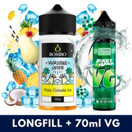 Aroma Piña Colada Ice 30ml (Longfill) + VG FAST 70ML - Wailani Juice by Bombo