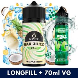 Aroma Pineapple Coconut Ice 24ml (Longfill) Bombo Bar + VG FAST 70ML