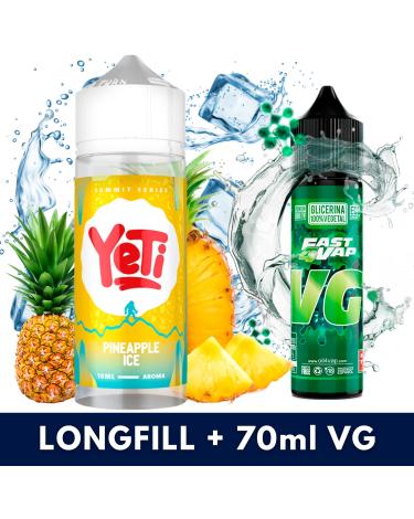 Aroma Pineapple Ice 10ml/120 (Longfill) Yeti + VG FAST 70ML