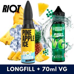 Aroma Pineapple Ice 10ml (Longfill) - Riot Bar EDTN + VG FAST 70ML