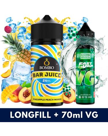 Aroma Pineapple Peach Mango 24ml (Longfill) - Bombo Bar Juice + VG FAST 70ML