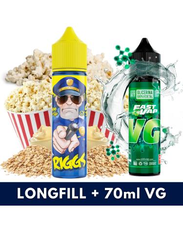 Aroma Riggs 10ml/60 (Longfill) - Cop Juice + VG FAST 70ML