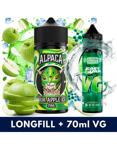 Aroma Sour Apple Ice 24ml (Longfill) Alpaca + VG FAST 70ML