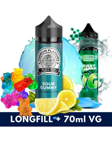 Aroma Sour Gummy 10ml (Longfill) Dexter's Juice + VG FAST 70ML