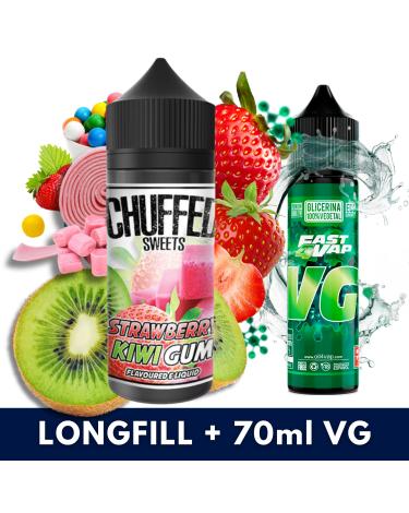 Aroma Strawberry Kiwi Gum 24ml (Longfill) - Chuffed + VG FAST 70ML