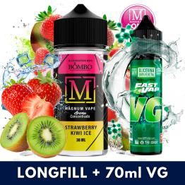 Aroma Strawberry Kiwi Ice 30ml/120 (Longfill) Magnum Vape + VG FAST 70ML