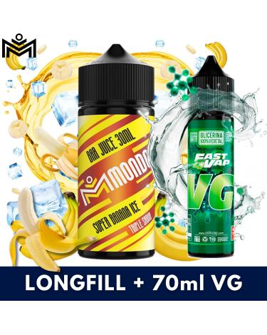 Aroma Super Banana Ice 30ml (Longfill) Mondo + VG FAST 70ML