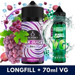 Aroma Super Grape Ice 24ml (Longfill) - Bombo Bar Juice + VG FAST 70ML