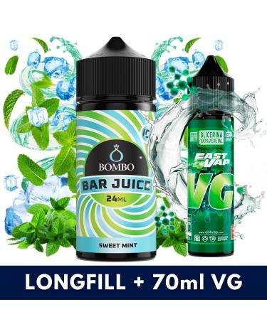 Aroma Sweet Mint Ice 24ml (Longfill) - Bombo Bar Juice + VG FAST 70ML