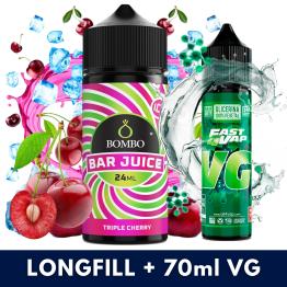 Aroma Triple Cherry Ice 24ml (Longfill) - Bombo Bar Juice + VG FAST 70ML