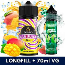 Aroma Triple Mango Ice 24ml (Longfill) - Bombo Bar Juice + VG FAST 70ML