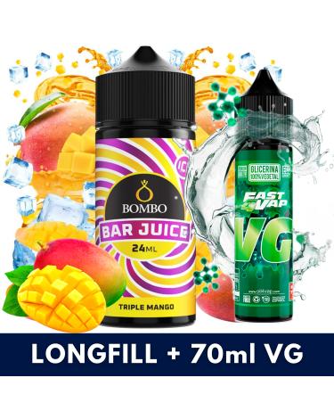 Aroma Triple Mango Ice 24ml (Longfill) - Bombo Bar Juice + VG FAST 70ML