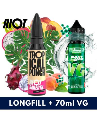 Aroma Tropical Punch 10ml (Longfill) - Riot Bar EDTN + VG FAST 70ML