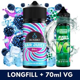 Aroma Ultra Blue Razz Ice 24ml (Longfill) - Bombo Bar Juice + VG FAST 70ML