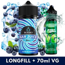 Aroma Ultra Blueberry Ice 24ml (Longfill) - Bombo Bar Juice + VG FAST 70ML