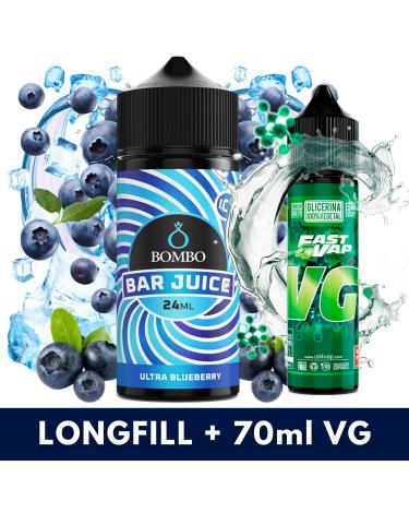 Aroma Ultra Blueberry Ice 24ml (Longfill) - Bombo Bar Juice + VG FAST 70ML