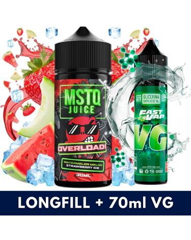 Aroma Watermelon Melon Strawberry Ice 30ml/120 (Longfill) MSTQ + VG FAST 70ML