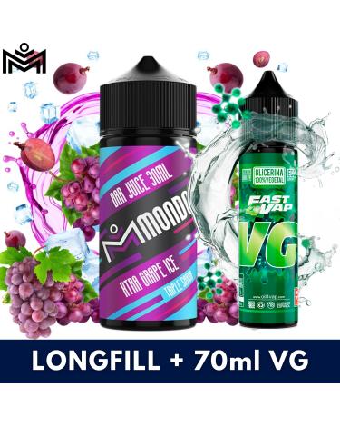 Aroma Xtra Grape Ice 30ml (Longfill) Mondo + VG FAST 70ML