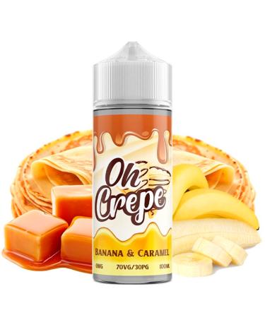 Banana & Caramel 100ml + Nicokits - Oh Crepe by VapeIQ