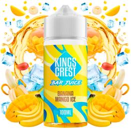 Banana Mango Ice 100ml  + Nicokits - Kings Crest Bar Juice