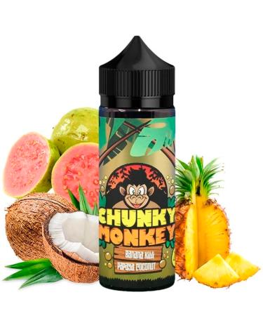 Banane Kiwi Papaya Coconut 100ml + Nicokits - Chunky Monkey