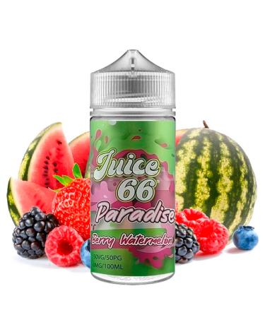 Berry Watermelon 100ml + Nicokits - Paradise by Juice 66