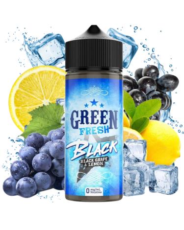 Black 100ml + NIcokits - Green Fresh by Eliquid France