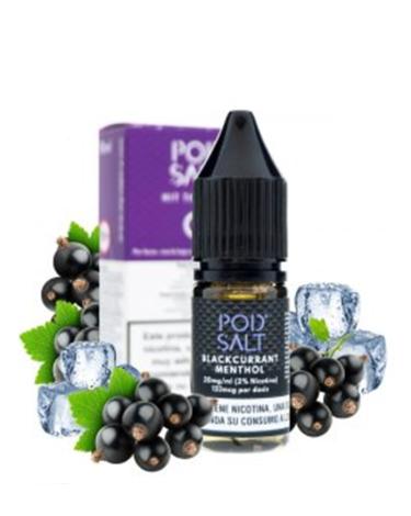 BLACKCURRANT MENTHOL - POD SALT 10 ml - Líquido con SALES DE NICOTINA