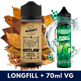 Blackout Outlaw Strong Tobacco (Longfill) + VG FAST 70ML