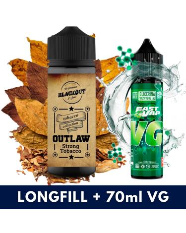 Blackout Outlaw Strong Tobacco (Longfill) + VG FAST 70ML