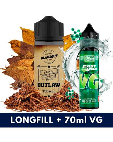 Blackout Outlaw Tobacco Shot (Longfill) + VG FAST 70ML