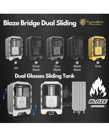 Blaze Bridge RBA With Boro Tank DUAL GLASSES SLIDING Thunderhead Creations