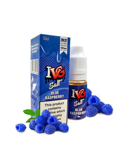 BLUE RASPBERRY I VG SALT 10 ml - 10 mg y 20 mg - Líquido con SALES DE NICOTINA