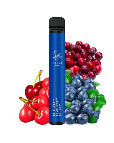Blueberry Cranberry Cherry Elf Bar Pod System 20mg Salt - Descartável