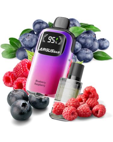 Blueberry Raspberry 12000 puffs 2+10ml - Argus Bar Prime