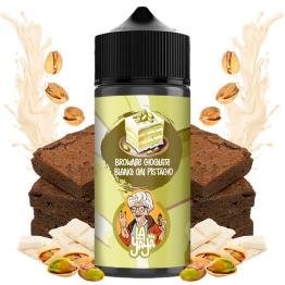 Brownie Chocolate Blanco con Pistacho 100ml + Nicokits - La Yaya