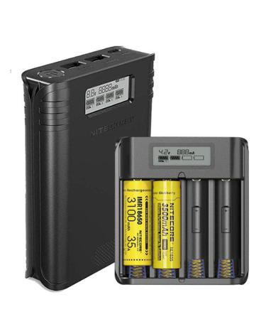 Cargador F4 + Power Bank - Nitecore Cargador y Power Bank