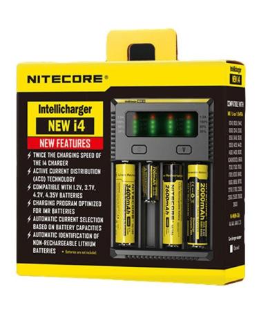 Carregador New I4 Intellicharger - Nitecore