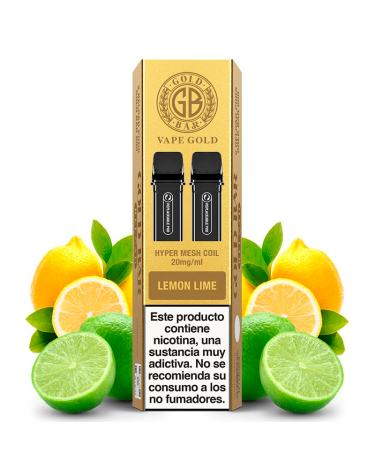 Cartuchos Lemon Lime 2ml (2 Uds) - Gold Bar