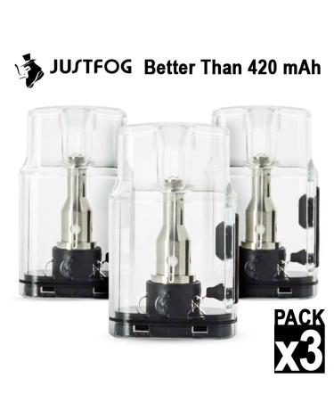 Cartuchos para BETTER THAN Pod Kit 420mAh - JustFog (3pcs)