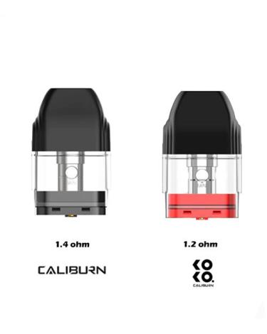 Cartuchos de Cápsulas CALIBURN - Uwell