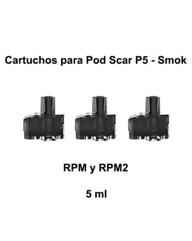 Cartuchos para Pod Scar P5 - 5 ml (Pack 3 ) – Smok