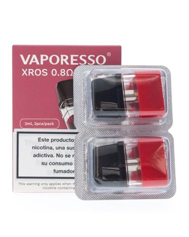 Cartuchos para Pod Xros 0,8 Ohm e 1,2 Ohm 2ml (2pcs)