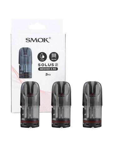 Cartuchos Solus 2 e Solus - Mesh 0,9Ω (3pcs) - Smoktech