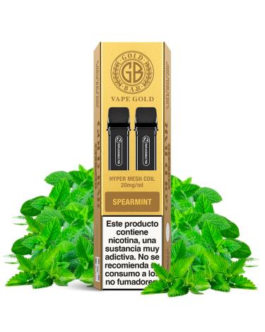 Cartuchos Spearmint 2ml (2 Uds) - Gold Bar